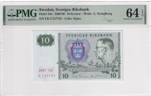 Sweden, 10 Kronor, 1980/1990, UNC, p52e