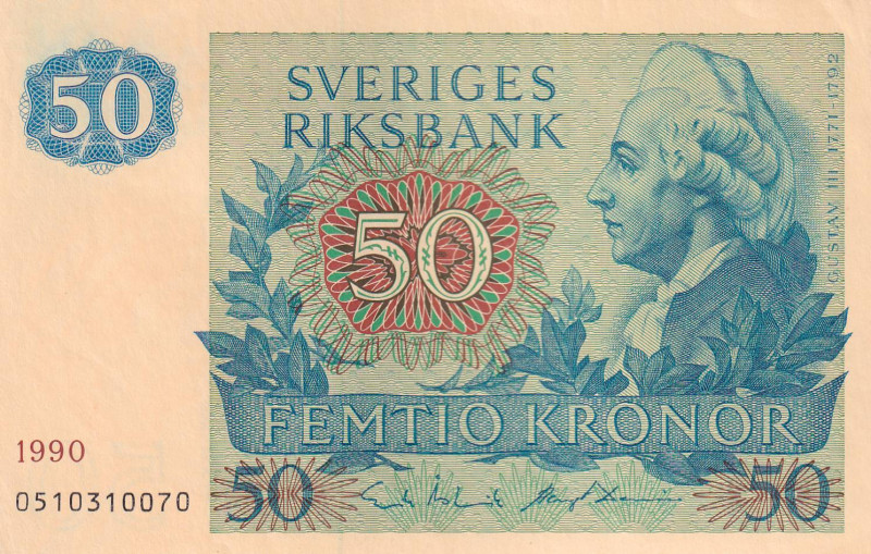 Sweden, 50 Kronor, 1990, UNC, p53

Light handling

Estimate: USD 25-50