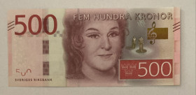 Sweden, 500 Kronor, 2016, UNC, p73