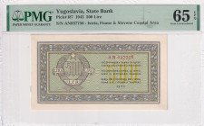 Yugoslavia, 500 Lire, 1945, UNC, pR7