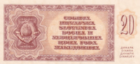 Yugoslavia, 20 Dinara, 1950, UNC, p67T, PROOF