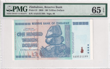 Zimbabwe, 100 Trillion Dollars, 2008, UNC, p91