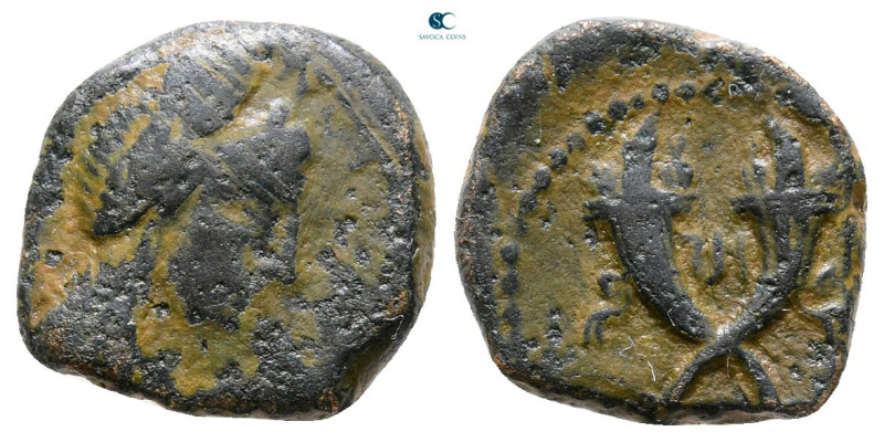 Nabataea. Petra. Aretas IV 9 BC-AD 40. 
Bronze Æ

15 mm, 2,24 g



Good F...