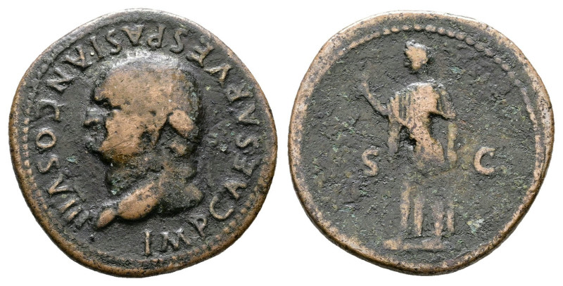 Vespasian AD 69-79. Rome
As Æ

28 mm, 9,10 g



Nearly Very Fine