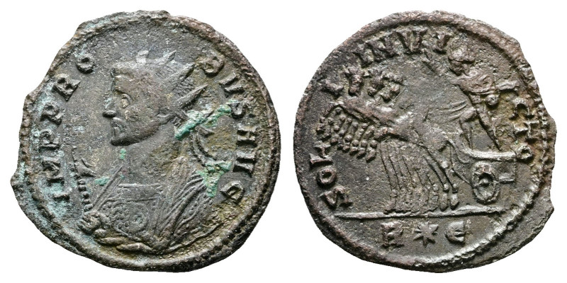 Probus AD 276-282. Rome
Antoninianus Æ

22 mm, 2,55 g



Nearly Very Fine...