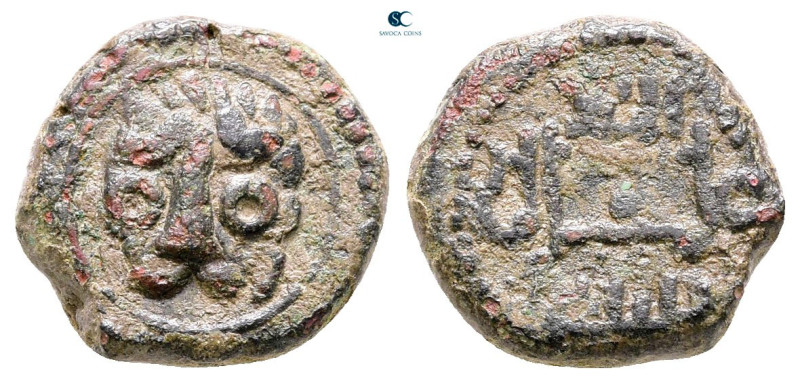 Italy. Messina. Guglielmo II il Buono (the Good) AD 1166-1189. 
Follaro Æ

13...