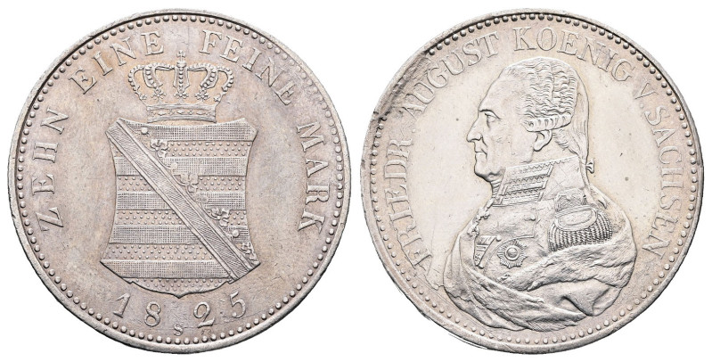 Germany. Sachsen AD 1825. 
1 Taler 1825

 mm, 27,92 g



as pictured