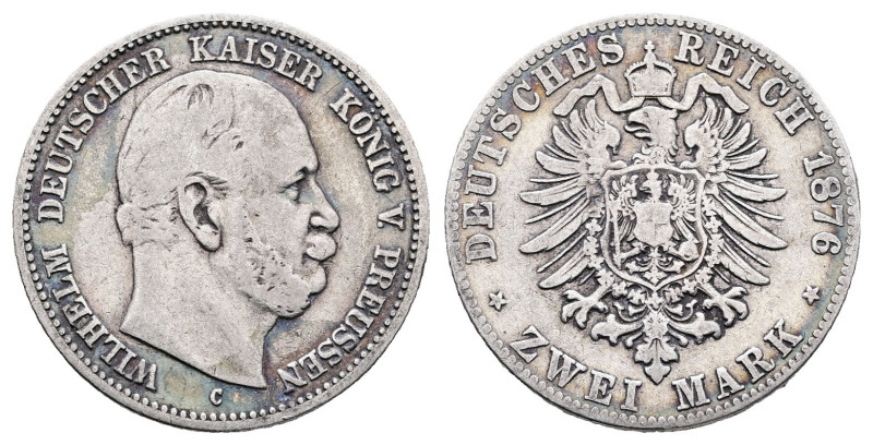 Germany. AD 1876. 
2 Mark 1876 C

 mm, 11,1 g



Nearly Very Fine