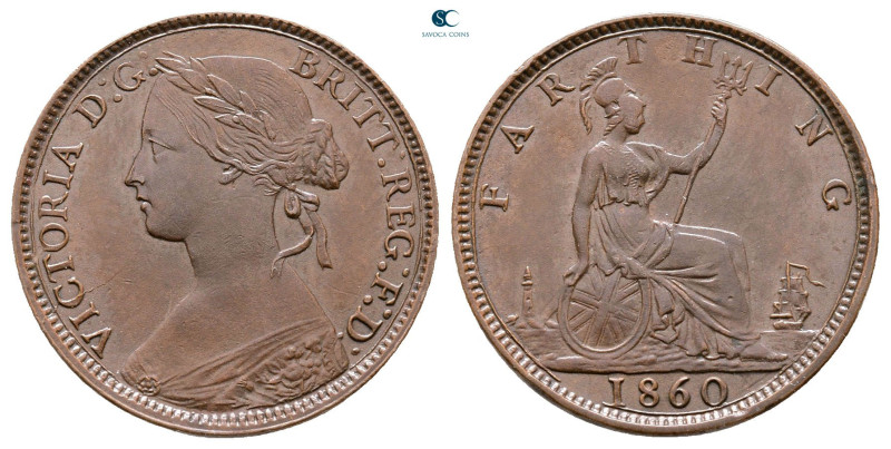 Great Britain. Victoria AD 1837-1901. 
1 Farthing CU

20 mm, 2,71 g



Ex...