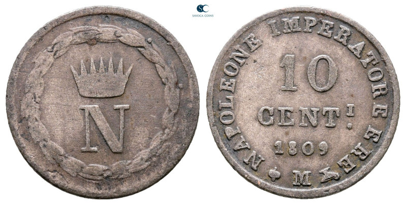 Italy. Milano. Napoleone AD 1805-1814. 
10 Cents BI

17 mm, 1,78 g



Goo...