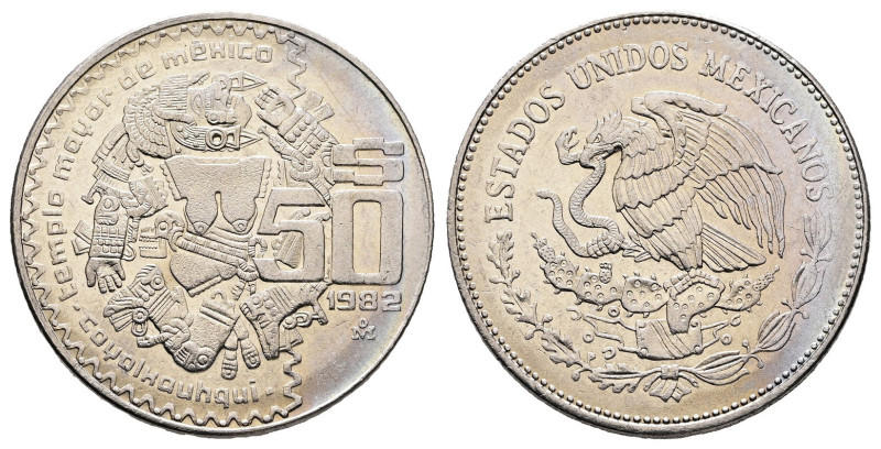 Mexico. AD 1982. 
50 Pesos

 mm, 19,78 g



Mint State