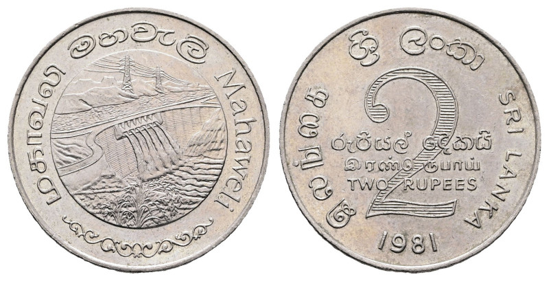 Sri Lanka. AD 1981. 
2 Rupees

 mm, 8,33 g



Mint State