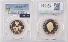 GREAT BRITAIN Queen Elizabeth II (1952-2022) 2 Pounds 2018 gold Gr.16. Spink K50; Mintage 1000 LONDON. PCGS PF70 DEEP CAMEO (n.35160220) TOP GRADE Com...
