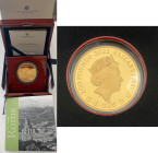 GREAT BRITAIN Queen Elizabeth II (1952-2022) 200 Pounds 2022 series City Views Rome gold Gr.62,2. Mintage 150 Limited Edition LONDON. With box and COA...