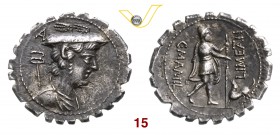 MAMILIA - C. Mamilius Limetanus (82 a.C.) Denario. B. 6 Syd. 741 Cr. 362/1 A.V. 374 Ag g 3,91 SPL