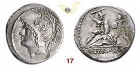 MINUCIA - Q. Minucius Thermus M.f. (103 a.C.) Denario. B. 19 Syd. 592 Cr. 319/1 A.V. 419 Ag g 3,94 q.SPL/BB