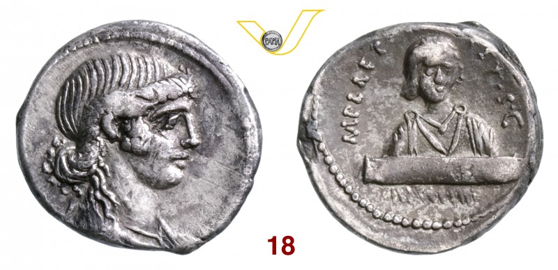 PLAETORIA - M. Plaetorius M.f. Cestianus (67 a.C.) Denario. B. 10 Syd. 801 Cr. 4...