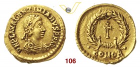 VALENTINIANO III (425-455) Tremisse, Mediolanum. D/ Busto diademato, drappeggiato e corazzato R/ Croce entro corona.. RIC 2030 Depeyrot 21/1 Au g 1,39...
