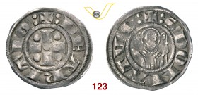 AREZZO REPUBBLICA (XIII Secolo) Grosso da 12 denari, post 1250. D/ Croce formata da 4 aste R/ Busto frontale, benedicente, di San Donato con pastorale...