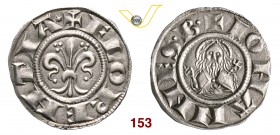 FIRENZE REPUBBLICA (1189-1532) Fiorino di stella da 12 Denari, ante 1260. D/ Giglio fiorentino R/ Busto frontale di S. Giovanni con croce, benedicente...