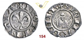FIRENZE REPUBBLICA (1189-1532) Fiorino di stella da 12 Denari (anteriore al 1260) D/ Giglio fiorentino R/ Busto frontale di S. Giovanni, benedicente. ...