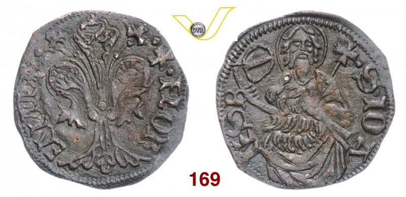 FIRENZE REPUBBLICA (1189-1532) Quattrino, 1472-1508 (simbolo: scudo ovale con ba...