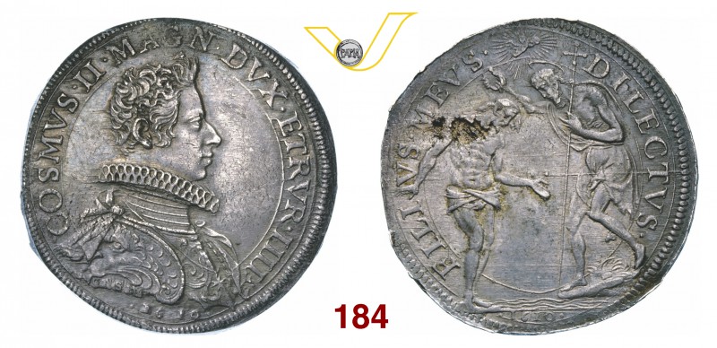 FIRENZE COSIMO II DE' MEDICI (1609-1621) Piastra 1610. D/ Busto corazzato con co...