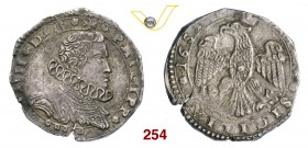 MESSINA FILIPPO IV (1621-1665) 4 Tarì 1651. D/ Busto corazzato con gorgiera alla spagnola R/ Aquila coronata. Sp. 28 MIR 355/26 Ag q.SPL