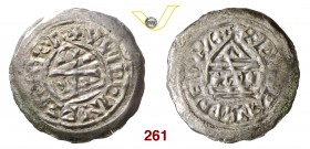 MILANO GUIDO DA SPOLETO, Imperatore (891-894) Denaro scodellato (1,58 g; 31,4 mm); Pavia ? D/ + VVIDO IMPERATOR R/ + XPIITIANA RELIGIO MEC 1014; MIR (...