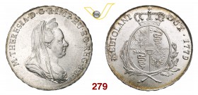 MILANO MARIA TERESA (1740-1780) Scudo 1779. MIR 435/3 Ag g 23,16 • Eccezionale FDC