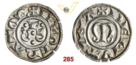 MODENA COMUNE, a nome di Federico (1226-1293) Grosso. D/ Lettere F D C a triangolo R/ Grande M gotica. CNI 5 MIR 615 Ag g 1,32 q.FDC