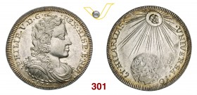 NAPOLI FILIPPO V (1701-1713) Tarì 1701. MIR 311 Ag g 4,35 SPL÷FDC