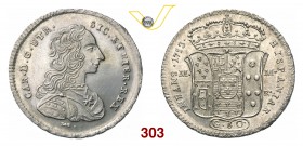 NAPOLI CARLO DI BORBONE (1734-1759) 60 Grana o Mezza Piastra 1753 “Hispaniar Infans”. P.R. 42 MIR 340/2 Ag g 12,63 Non comune • Fondi quasi speculari ...
