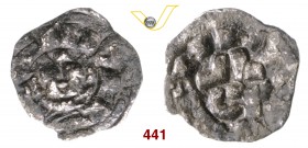 LUCCA ENRICO III, IV o V (1004-1024) Medaglia o Obolo. D/ Monogramma R/ LVCA e legenda circolare. CNI 19/21 MIR 112 Bellesia pag. 60, 4 (Frazione di D...