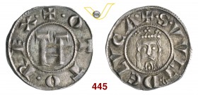 LUCCA REPUBBLICA (1209-1316) Grosso da 12 Denari, 1214-1250, lettera E quadrata al D/. D/ Monogramma di Ottone R/ Il Volto Santo coronato. MIR 114 Bel...