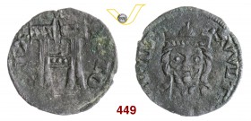 LUCCA REPUBBLICA (1209-1316) Denaro minuto, 1270-1316. D/ Monogramma di Ottone R/ Il Volto Santo coronato. MIR 128 Bellesia 8A,c (questo esemplare) Mi...