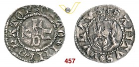 LUCCA REPUBBLICA (1369-1799) Grosso da 3 Soldi, 1387. D/ LVCA a croce R/ Il Volto Santo, coronato. CNI 38/39 MIR 142/2 Bellesia pag. 118, 6/a, a (ques...