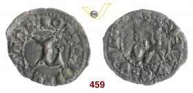 LUCCA REPUBBLICA (1369-1799) Picciolo. D/ Grande L R/ Semibusto del Volto Santo, coronato, di 3/4 a s. CNI 40/46 MIR 147 Bellesia pag. 114, 3 (Denaro)...
