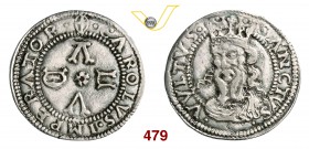 LUCCA REPUBBLICA (1369-1799) Grossone da 10 Bolognini, dopo il 1450, armetta Burlamacchi. D/ LVCA a croce R/ Il Volto Santo, coronato, di 3/4 a s. CNI...