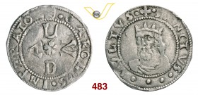 LUCCA REPUBBLICA (1369-1799) Grossone da 6 bolognini, dopo il 1450, armetta Fatinelli. D/ LVCA a croce R/ IL Volto Santo, coronato, di 3/4 a s. Belles...