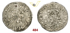 LUCCA REPUBBLICA (1369-1799) Grosso da 6 Bolognini, dopo il 1450, senza armetta. D/ LVCA a croce R/ Il Volto Santo, coronato, di 3/4 a s. CNI 213 MIR ...