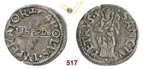 LUCCA REPUBBLICA (1369-1799) Mezzo Grosso. D/ Fascia dritta con LIBERTAS R/ San Pietro stante con chiavi. CNI 286 MIR 191/2 Bellesia pag. 356, 95 (que...