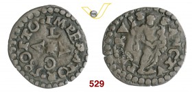 LUCCA REPUBBLICA (1369-1799) Mezzo Grosso, 1658. D/ LVCA a croce R/ San Pietro stante con chiavi. CNI 676 MIR - Bellesia - Mi g 1,47 Molto rara • La V...