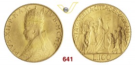 PIO XII (1939-1958) 100 Lire 1950 Jub., Roma Pag. 716 Au g 5,20 FDC