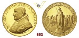 GIOVANNI XXIII (1958-1963) Medaglia 1959 A. I per il centenario delle apparizioni di Lourdes. Bart. E959 Modesti 68 Au g 65,45 Rara • Solo 108 esempla...