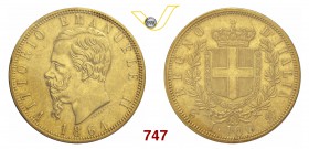 VITTORIO EMANUELE II (1861-1878) 100 Lire 1864 Torino. MIR 1076a Pag. 451 Au Rarissima • Moneta sigillata m.BB da Moruzzi m.BB