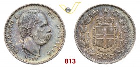UMBERTO I (1878-1900) Lira 1900 Roma. Pag. 607 MIR 1103h Ag g 5,00 q.FDC