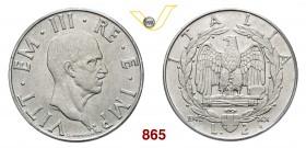 VITTORIO EMANUELE III (1900-1946) 2 Lire 1942 XX Roma “impero”. Pag. 761 MIR 1144i Ac g 10,36 Molto rara SPL