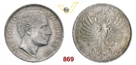 VITTORIO EMANUELE III (1900-1946) Lira 1902 Roma. Pag. 764 MIR 1145b Ag g 4,99 q.FDC/FDC