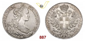 VITTORIO EMANUELE III - monetazione per l’Eritrea (1900-1946) Tallero 1918 Roma. Pag. 956 MIR 1173a Ag g 28,06 Rara q.FDC